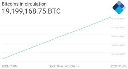 bitcoins in circulation